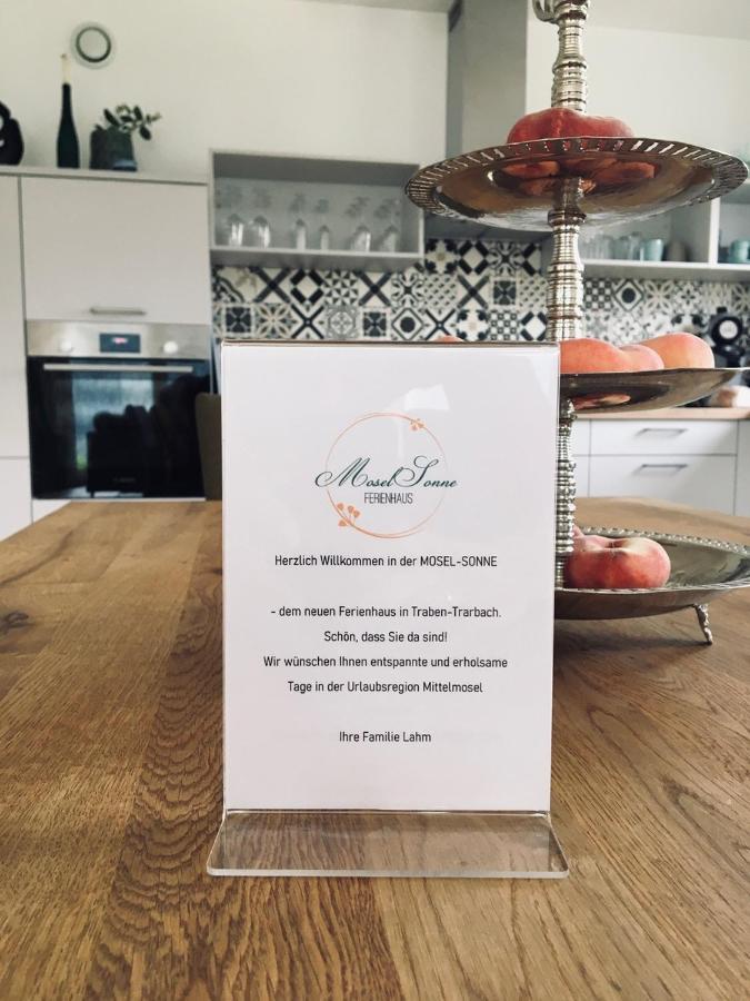 Neu - Premium-Ferienhaus Mosel-Sonne 特拉本特拉巴赫 外观 照片